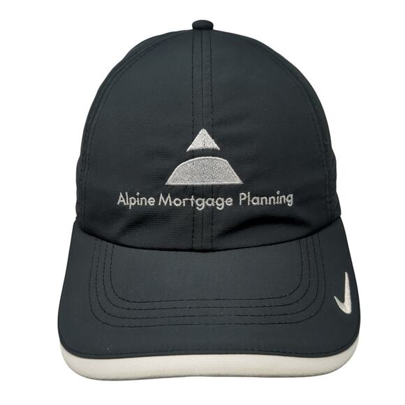 Alpine Mortgage Planning Strapback Hat Black One Size Nike Golf - Picture 1 of 9